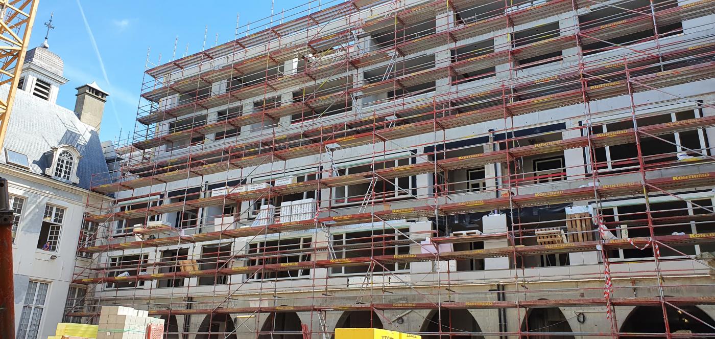 De Dams_work in progress_Cour d'honneur