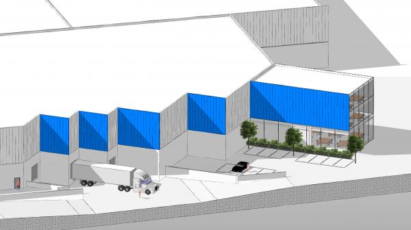 Gevelbeeld kantoren Antwerp Express Port_2